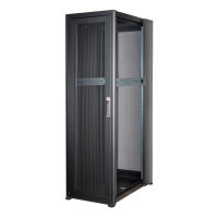 ROLINE 19-Zoll Serverschrank Basic 42 HE, 600x1000 BxT perforiert schwarz