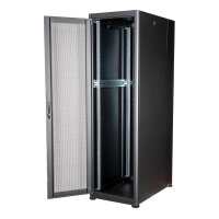 ROLINE 19-Zoll Serverschrank Basic 42 HE, 600x1000 BxT perforiert schwarz