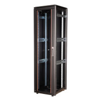 ROLINE 19-Zoll Netzwerkschrank Pro 42 HE, 600x600 BxT Glastr schwarz