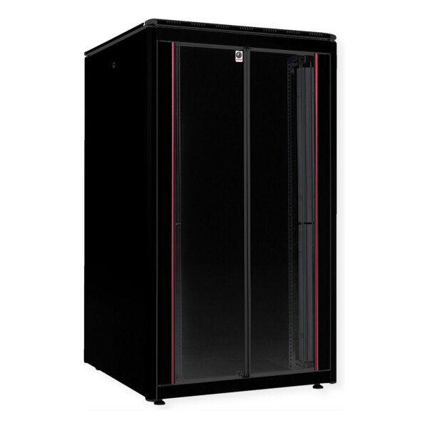 ROLINE 19-Zoll Netzwerkschrank Pro 26 HE, 800x800 BxT Glastr schwarz