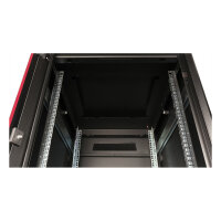 ROLINE 19-Zoll Netzwerkschrank Pro 26 HE, 600x800 BxT Glastr schwarz