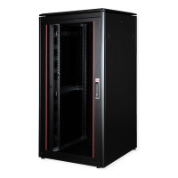 ROLINE 19-Zoll Netzwerkschrank Pro 32 HE, 800x800 BxT Glastr schwarz