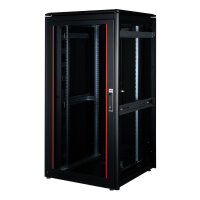 ROLINE 19-Zoll Netzwerkschrank Pro 32 HE, 800x800 BxT Glastr schwarz