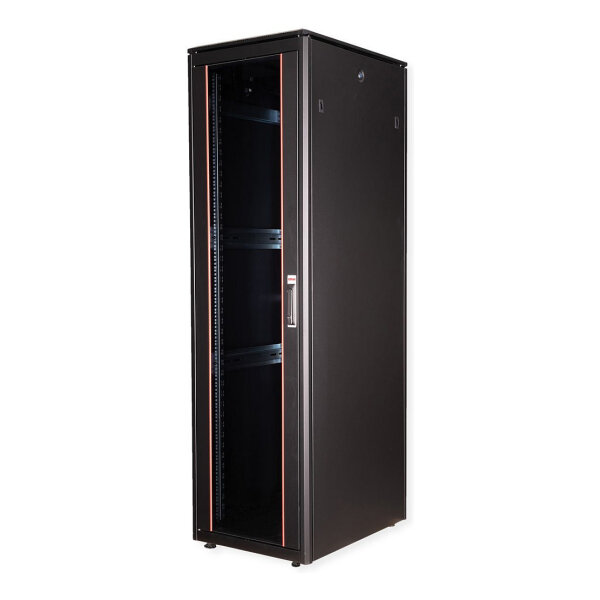 ROLINE 19-Zoll Netzwerkschrank Pro 47 HE, 600x800 BxT Glastr schwarz