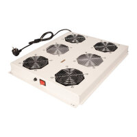 ROLINE 19-Zoll Dachlftereinheit 4 Lfter, ON/OFF fr...