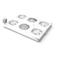 ROLINE 19-Zoll Dachlftereinheit 4 Lfter, Thermostat fr...