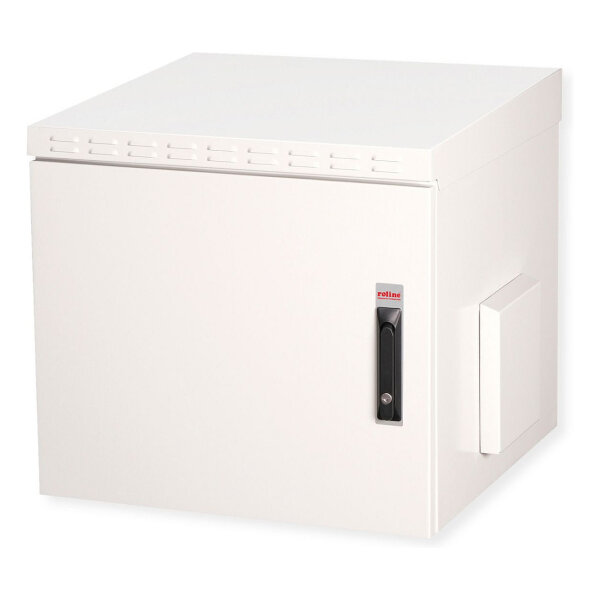 ROLINE 19-Zoll Wandgehuse Pro 9 HE, 600x600 BxT IP55 outdoor grau
