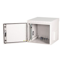 ROLINE 19-Zoll Wandgehuse Pro 9 HE, 600x600 BxT IP55 outdoor grau