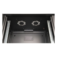 ROLINE 19-Zoll Wandgehuse Pro 12 HE, 600x450 BxT schwarz