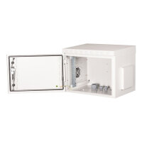 ROLINE 19-Zoll Wandgehuse Pro 7 HE, 600x450 BxT IP55 outdoor grau