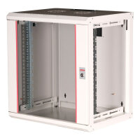 ROLINE 19-Zoll Wandgehuse Pro 12 HE, 600x450 BxT grau