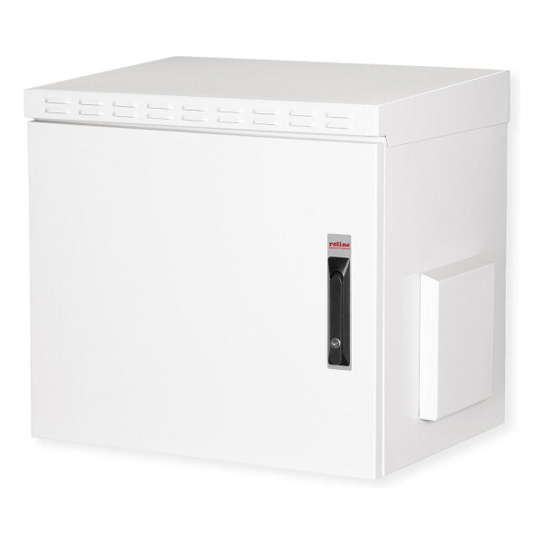 ROLINE 19-Zoll Wandgehuse Pro 9 HE, 600x450 BxT IP55 outdoor grau
