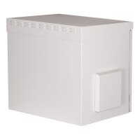 ROLINE 19-Zoll Wandgehuse Pro 9 HE, 600x450 BxT IP55 outdoor grau