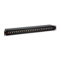 ROLINE 48,26cm 19Zoll-Patchpanel 1 HE 24 Ports Kat.5e...