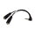 ROLINE 3,5mm Adapter 4polig (Mikrofon+Lautsprecher), schwarz, 15 cm