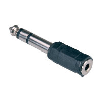 ROLINE Stereo Adapter 6,35 mm Stecker - 3,5 mm Buchse