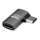 ROLINE USB4 Gen 3x2 Adapter Typ C ST/BU, Aluminium, 90, flach, silberfarben