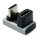 ROLINE USB4 Gen 3x2 Adapter Typ C ST/BU, Aluminium, 360, breit, silberfarben