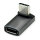 ROLINE USB4 Gen 3x2 Adapter Typ C ST/BU, Aluminium, 90, breit, silberfarben