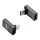 ROLINE USB4 Gen 3x2 Adapter Typ C ST/BU, Aluminium, 90, breit, silberfarben