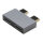 ROLINE USB 3.2 Gen 2 Adapter, 2x USB Typ C - 2x Typ C, ST/BU, silberfarben