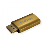 ROLINE GOLD 4K DisplayPort-HDMI Adapter, v1.2, DP ST - HDMI BU, Aktiv