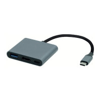 ROLINE Display Adapter USB Typ C - HDMI, USB 3.2 Gen 1...