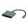 ROLINE Display Adapter USB Typ C - HDMI, USB 3.2 Gen 1 Typ A, Typ C PD