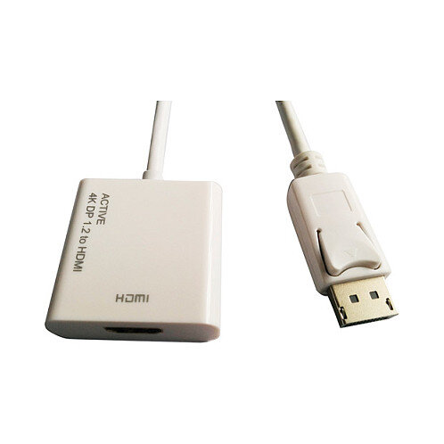 ROLINE 4K DisplayPort-HDMI Adapter, v1.2, DP ST - HDMI BU, Aktiv