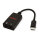 ROLINE Adapter USB Typ C - 2x 3,5mm Audio, ST/BU, 0,13 m