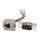 ROLINE DB9 Stecker-RJ45 Buchse 8P/8C 8Ltg., silberfarben
