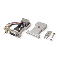 ROLINE DB9 Buchse-RJ45 Buchse 8P/8C 8Ltg., silberfarben