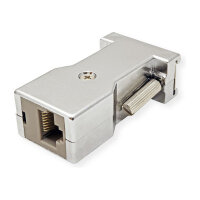 ROLINE DB9 Buchse-RJ45 Buchse 8P/8C 8Ltg., silberfarben