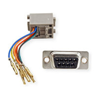 ROLINE DB9 Buchse-RJ45 Buchse 8P/8C 8Ltg., silberfarben