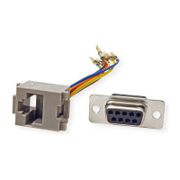 ROLINE DB9 Buchse-RJ45 Buchse 8P/8C 8Ltg., silberfarben