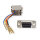 ROLINE DB9 Buchse-RJ45 Buchse 8P/8C 8Ltg., silberfarben
