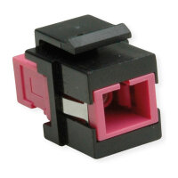 ROLINE Keystone LWL-Adapter SC/SC Simplex, Multimode, OM4