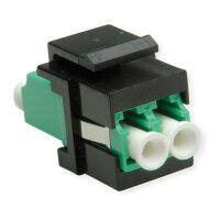 ROLINE Keystone LWL-Adapter LC/LC Duplex, Single Mode,...