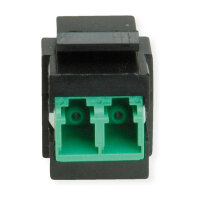 ROLINE Keystone LWL-Adapter LC/LC Duplex, Single Mode,...