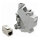 ROLINE Tragschienenadapter fr Keystone Module, inkl. Cat.6A Keystone, geschirmt, 45