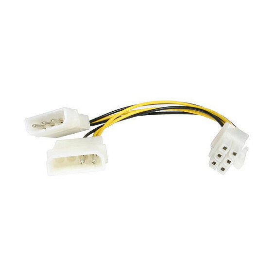 STARTECH.COM 6in LP4 to 6 Pin PCI Express Video Card Power Cable Adapter