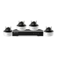 HIKVISION NK844W1H-1T(E) berwachungsset NVR und 4x Dome WLAN