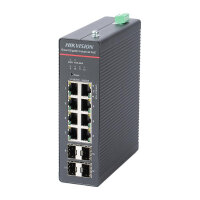 HIKVISION DS-3T1512HP-SI-8P4F Industrie-Switch PoE