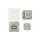 Synergy21 Dosen TP,UP, 2-fach, CAT6A, 500Mhz, Reinweiss, LSA, , waagrechter hinterer Kabeleingang