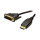Synergy21 Kabel Video DisplayPort 1.1 => DVI-D 24+1, ST/ST, 1,5m, Full HD 1920*1080@60hz, ,