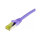 Synergy21 Patchkabel RJ45, CAT6A 500Mhz, 2m, lila, S-STP(S/FTP), TPE/LSZH(Ultraflex), AWG26, mit CAT7 Rohkabel,
