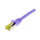 Synergy21 Patchkabel RJ45, CAT6A 500Mhz, 0,5m, lila, S-STP(S/FTP), TPE/LSZH(Ultraflex), AWG26, mit CAT7 Rohkabel,