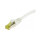 Synergy21 Patchkabel RJ45, CAT6A 500Mhz, 2m, weiss, S-STP(S/FTP), TPE/LSZH(Ultraflex), AWG26, mit CAT7 Rohkabel,