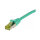 Synergy21 Patchkabel RJ45, CAT6A 500Mhz, 1,0m, grün, S-STP(S/FTP), TPE/LSZH(Ultraflex), AWG26, mit CAT7 Rohkabel,