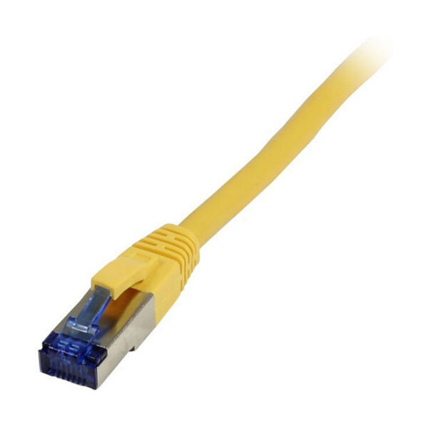 Synergy21 Patchkabel RJ45, CAT6A 500Mhz, 2m, gelb, S-STP(S/FTP), TPE/LSZH(Superflex), AWG26,